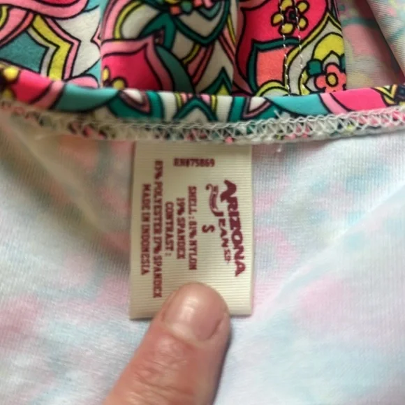 Arizona Jean Company Women’s Strapless Floral Tankini Size Small - Picture 9 of 10